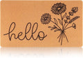 Hello Spring Door Mat for Front Door Welcome Matt Outdoor by FTTOYOLY