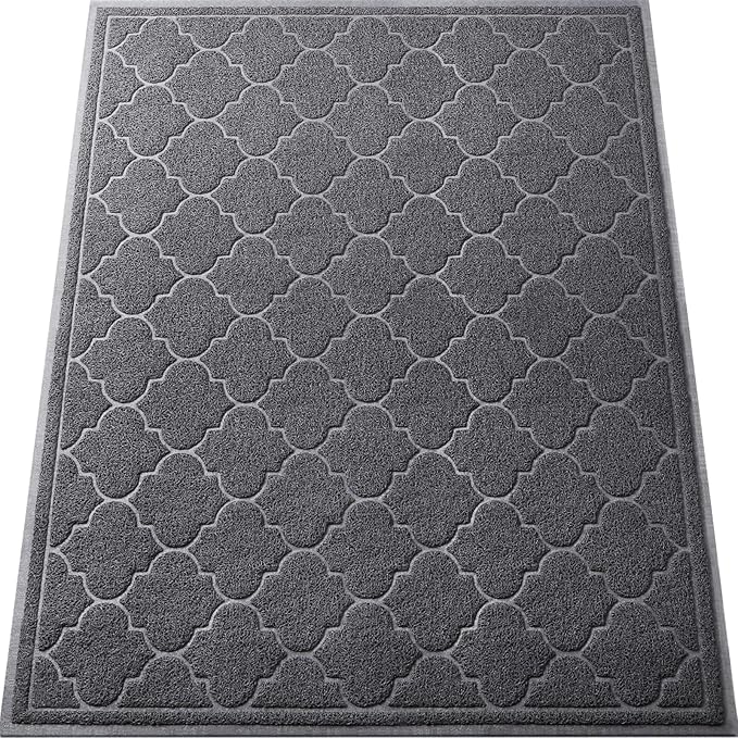 LuxStep Door Mat Large 36X47 Inch Indoor Outdoor Doormat, Non-Slip Low-Profile by LuxStep