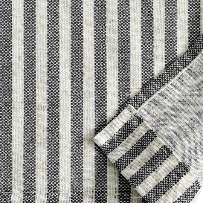 jinchan Linen Stripe Curtain Valance - Image 9