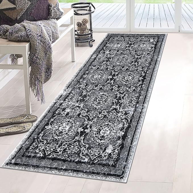 Vaukki Hallway Runner Rug, Vintage Shaggy Soft Laundry Rug, Non Slip Mat - Image 6