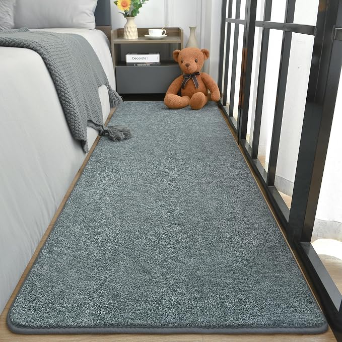 Keeko Soft Hallway Runner Rug, 2x8 Bedside Runner Rugs - Image 3