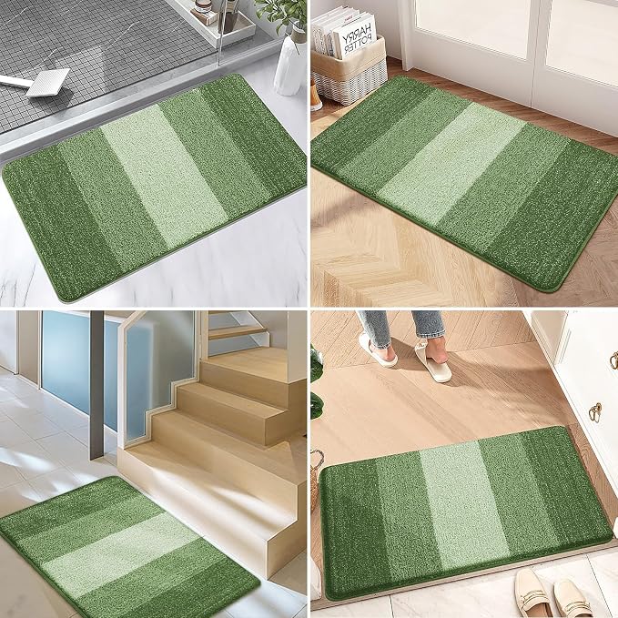 Kitinjoy Indoor Outdoor Door Mat, 48x32 Non-Slip Absorbent Dirt Trapper - Image 6