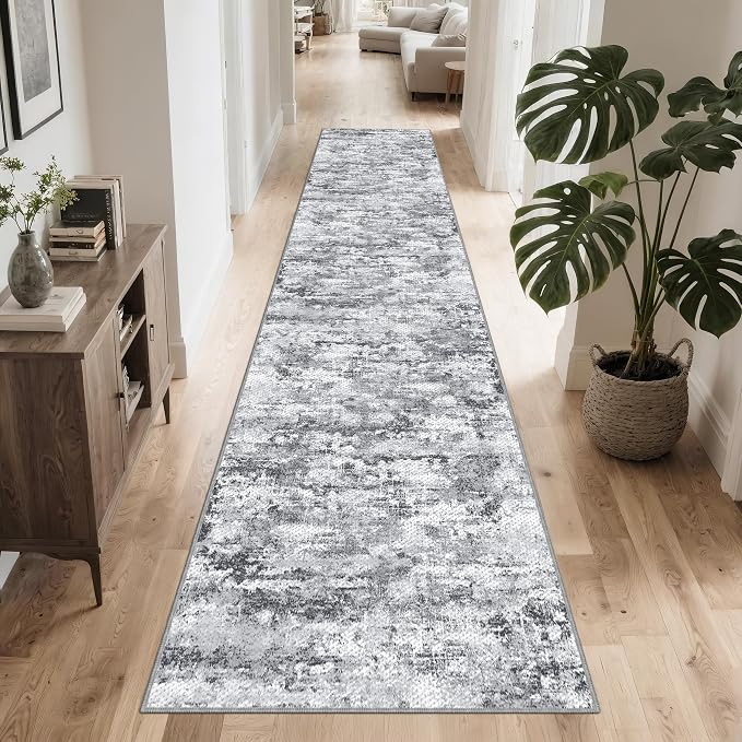 Runners for Hallways Ultra Non-Slip 2x10 Long Runner Rugs Washable Abstract - Image 6