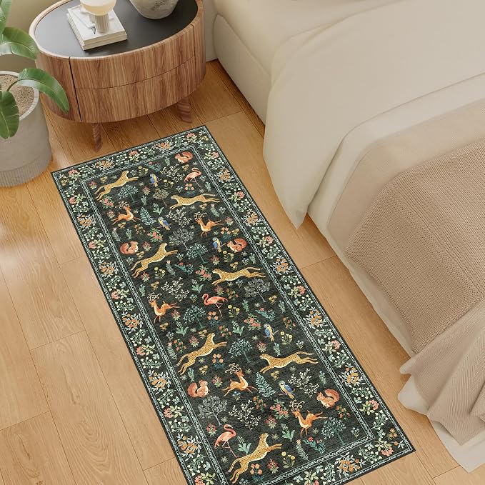 DUKINO 2x5 Rug for Hallway, Washable Kitchen Runner Rug - Image 3