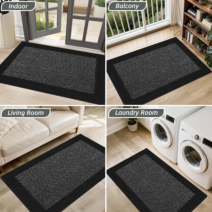 BEQHAUSE Indoor Door Mat 32" x 48", Dirt Trapper Door Mats Non-Slip Entryway - Image 8