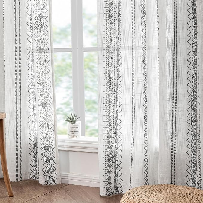 MEETSKY Curtains 63 Inches Long - Image 6