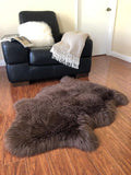 Free Shape Luxury Soft Fluffy Shag Area Rug Single 2’x3’, 60x90cm by LAMBZYRUGS