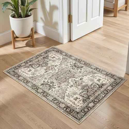 2x3 Washable Entryway Rug: Non-Slip Soft Small Indoor Area Rug by homewill