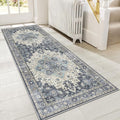 GENIMO 2x7 Runner Rugs for Hallway, Machine Washable Non Slip Vintage Rugs by GENIMO