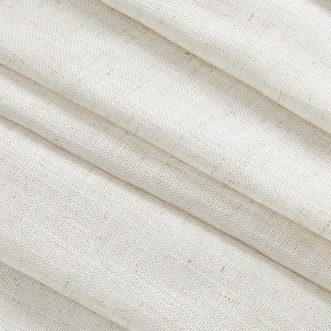 MYSKY HOME Kitchen Window Curtains Half Sheer Drapes 45 Inches Long, Boho - Image 6