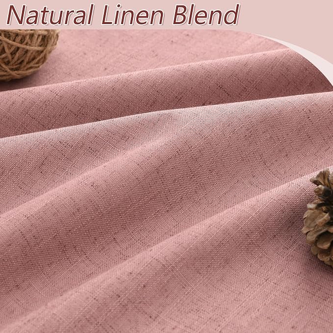 Guken 100% Blackout Curtains 90 Inch Length 2 Panels Set - Image 3