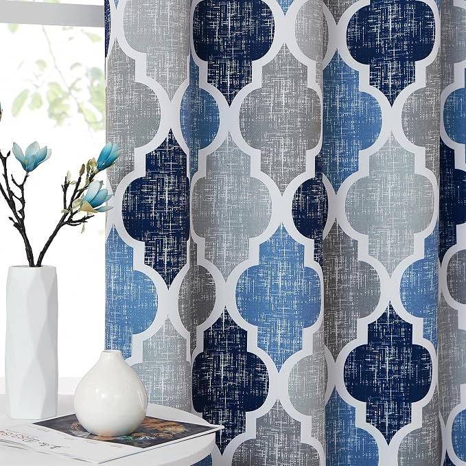 Beauoop 100% Blackout Curtains 108 Inches Long 2 Panels - Image 5