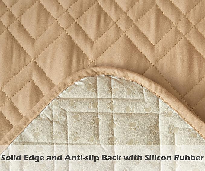 Ameritex Couch Sofa Slipcover 100% Waterproof Nonslip Quilted Furniture - Image 5