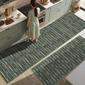 Kitchen Rugs Sets of 2-Non Slip Kitchen Mats by BSICPRO