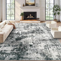 10x14 Area Rug for Living Room: Washable Abstract Large Soft Rugs Non Slip by MXSANYOORUG
