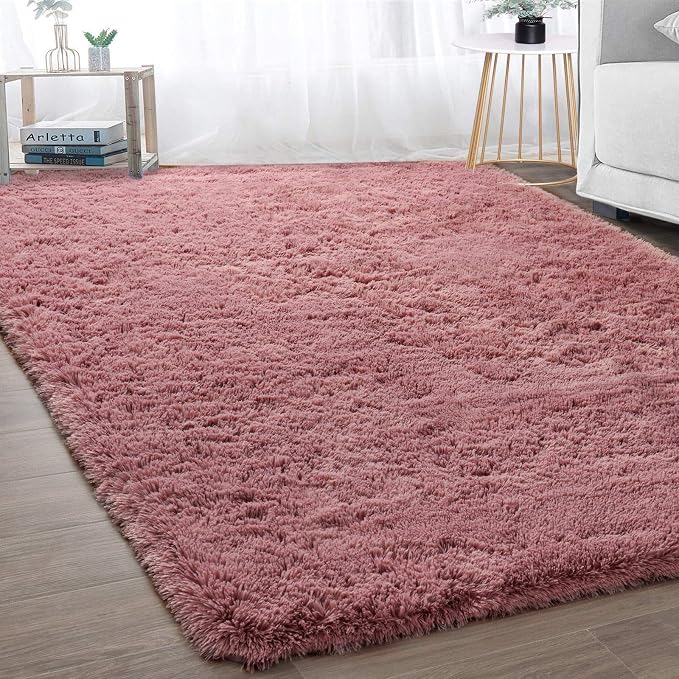 Merelax Modern Soft Fluffy Large Shaggy Rug by Merelax