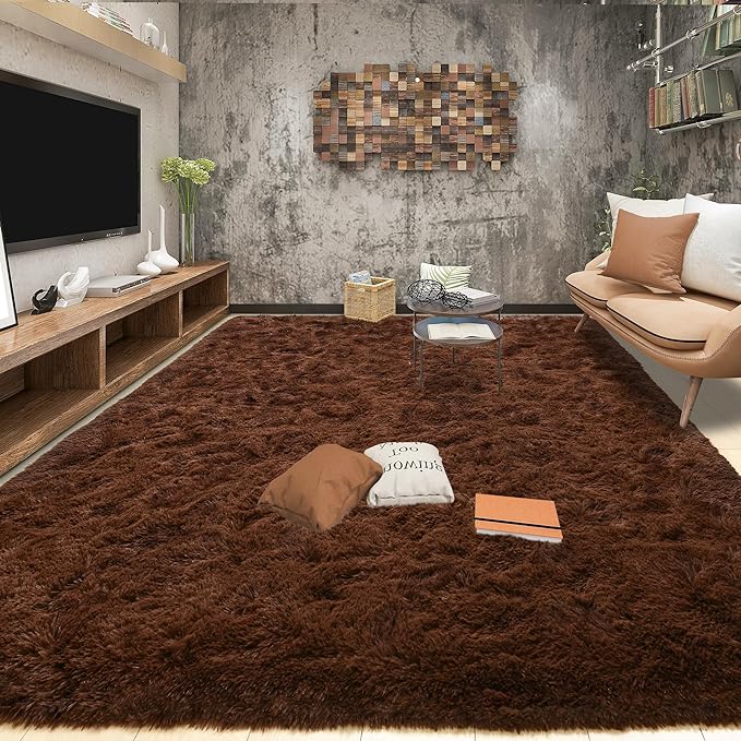 Tepook Area Rugs 9x12 for Living Room, Super Soft Fluffy Rugs for Bedroom by Tepook