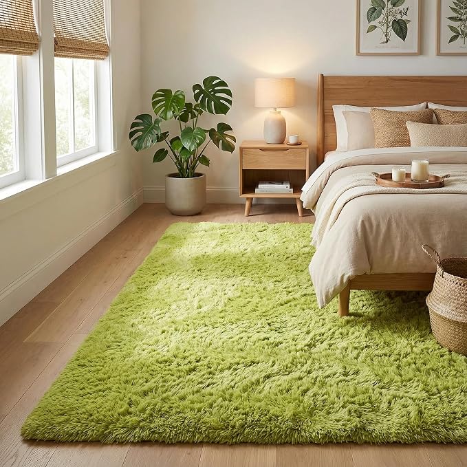 Merelax Soft Modern Indoor Large Shaggy Rug - Image 4