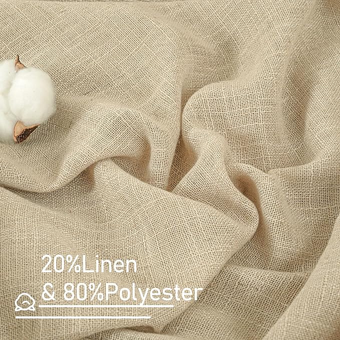 LAMIT Linen Curtains 84 inch Length - Image 2