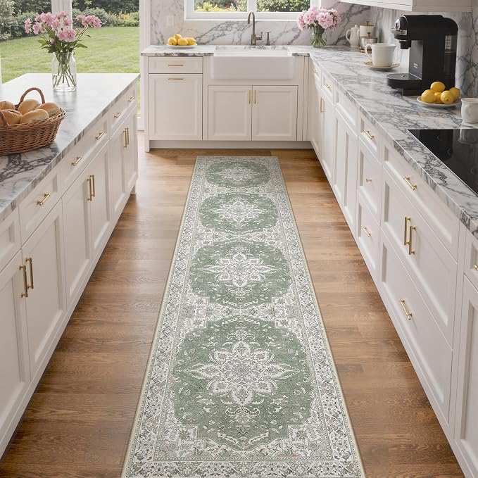 GENIMO 2X10 Washable Vintage Runner Rug - Image 2