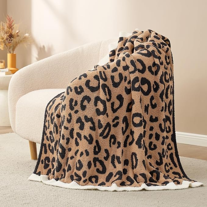 Snuggle Sac Ultra Soft Blanket Black Leopard Twin Size - Image 7
