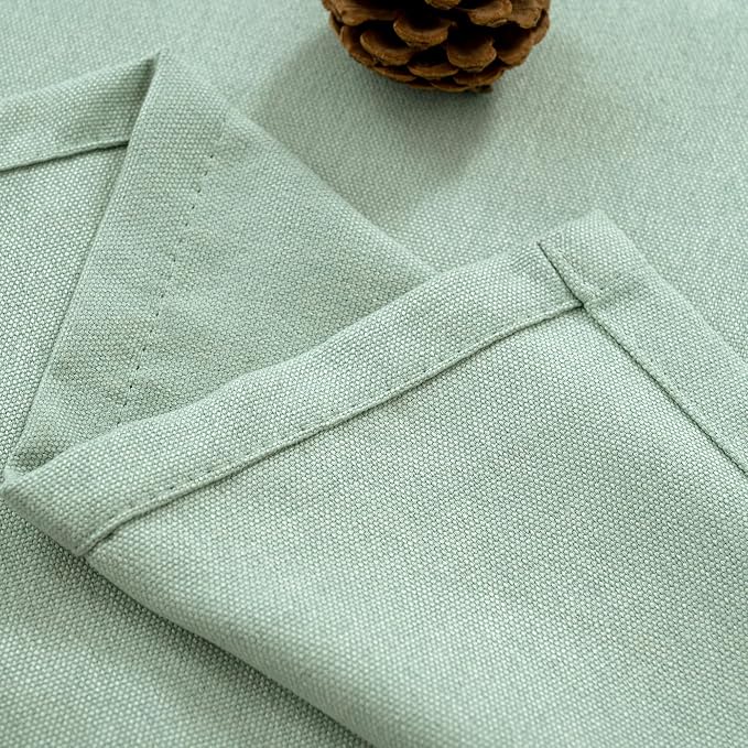 BGment Light Green Linen Curtains 84 Inches Long - Image 9