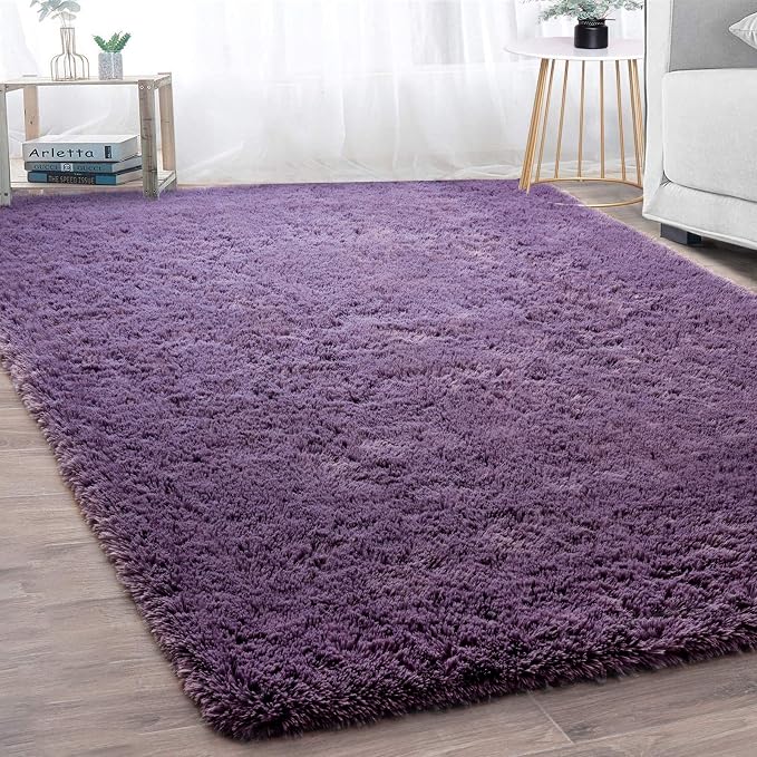 Merelax Modern Soft Fluffy Large Shaggy Rug by Merelax