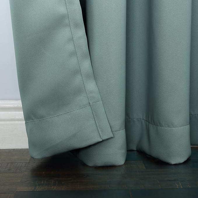 Sun Zero Easton Extra-Wide Blackout Grommet Sliding Patio Door Curtain Panel - Image 3