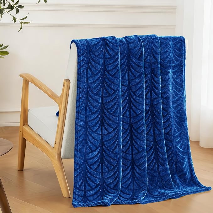 Whale Flotilla Flannel Fleece Throw Blanket - Image 2