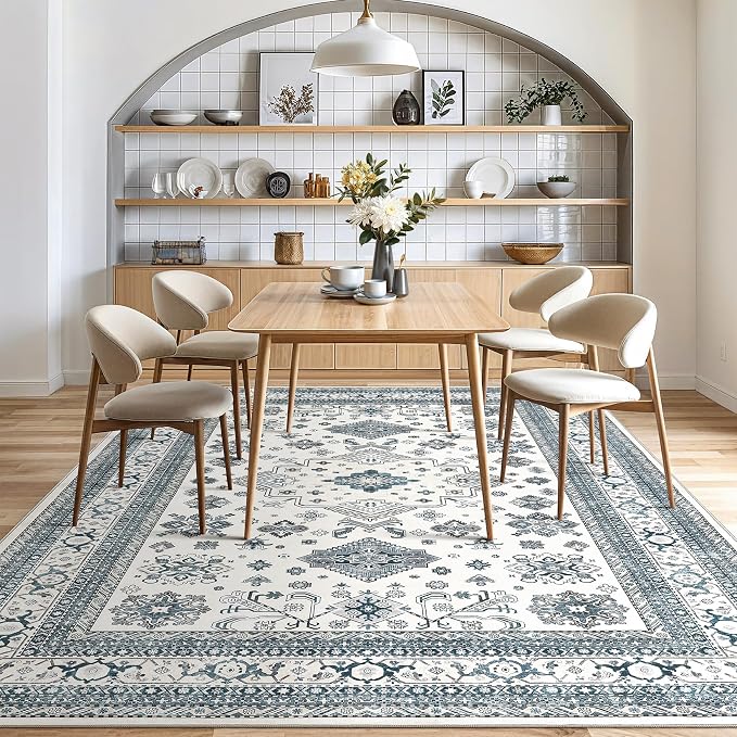Vintage Living Room Area Rug 5x7 - Image 7