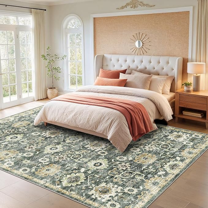 AMADA HOMEFURNISHING 6x9 Area Rugs, Vintage Rugs - Image 2