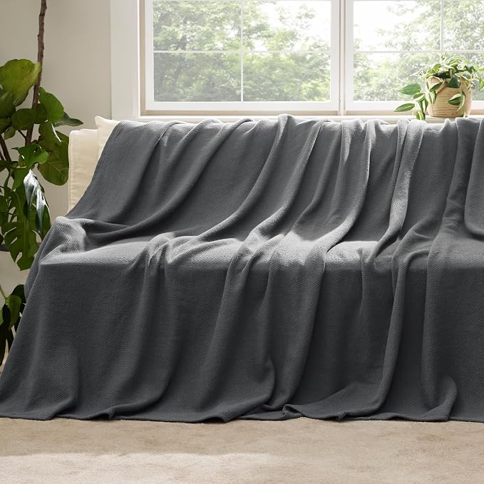 Bedsure GentleSoft 100% Cotton Blanket Twin XL Size - Image 4