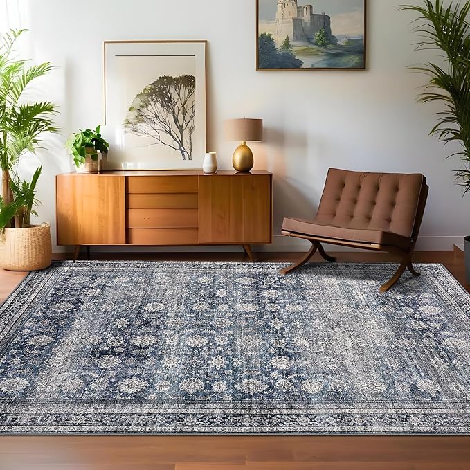 GarveeHome Area Rugs 8x10 Large Vintage Printed Accent - Image 3