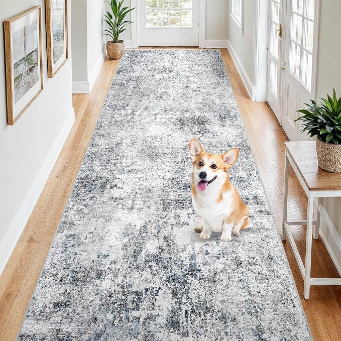 4x12 Washable Hallway Runner Rug by Puino