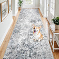4x12 Washable Hallway Runner Rug by Puino