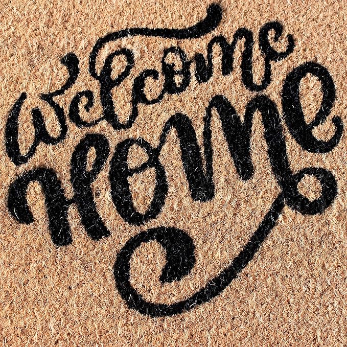 LuxUrux Welcome Mat Outdoor Coco Coir Doormat, - Image 7