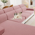 MAXIJIN Couch Cushion Covers for Sectional Sofa, Stretch Sofa Cushion Cover by MAXIJIN