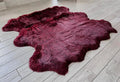 Free Shape Luxury Soft Fluffy Shag Area Rug Sexto 6 Pelts 6'x6', 180x180 cm by LAMBZYRUGS