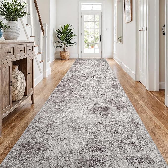 3x14 Washable Kitchen Runner Rug – Abstract Non-Slip Mat - Image 2