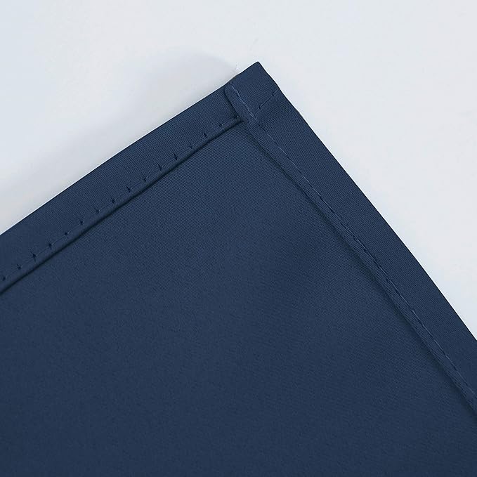 LEMOMO Navy Blue Thermal Blackout Curtains/42 x 95 Inch/Set of 2 Panels Room - Image 7
