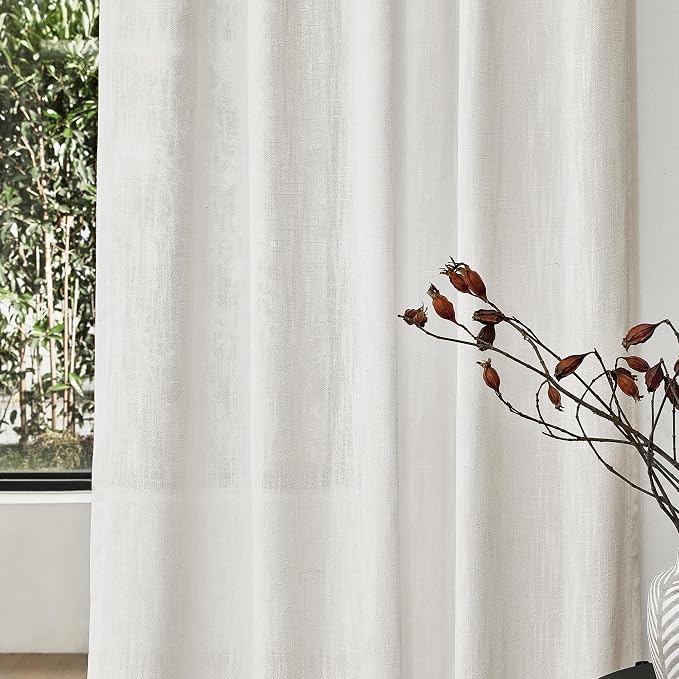 MYSKY HOME 90 Inch Curtains for Sliding Glass Door Windows, Living Room - Image 4