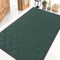 OLANLY Front Door Mat Outside Entrance 47x32, Heavy Duty Sturdy Natural Rubber by OLANLY