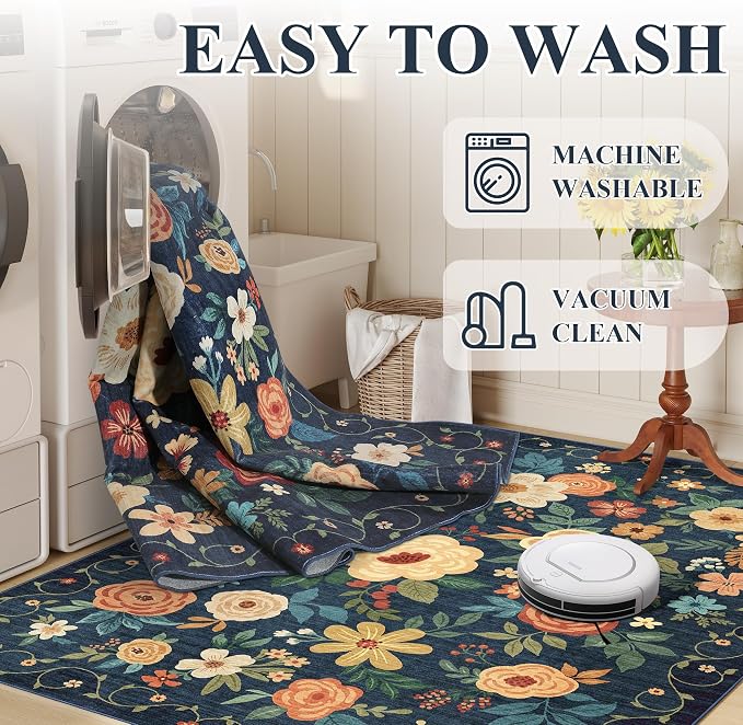 DUKINO Runner Rug, 2x10 Kitchen Hallway Carpet, Washable - Image 7