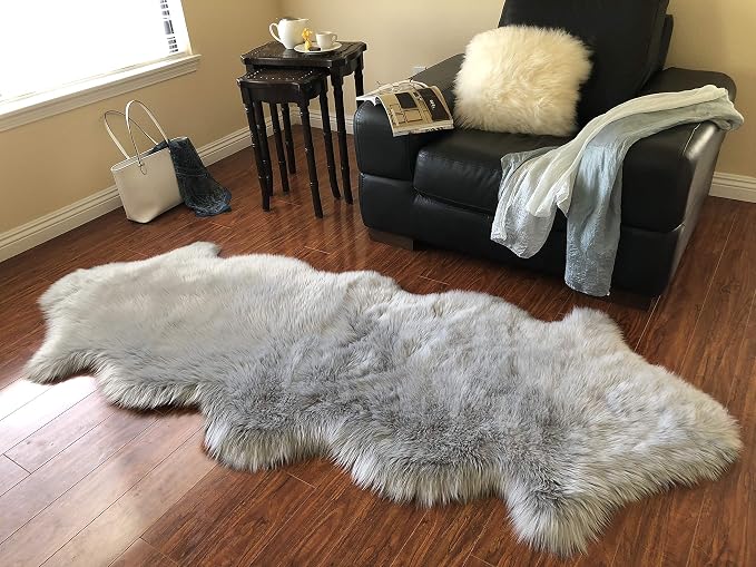 Free Shape Luxury Soft Fluffy Shag Area Rug Double 2'x6', 60x180cm by LAMBZYRUGS