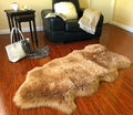 Free Shape Luxury Soft Fluffy Shag Area Rug Single and a Half 2'x4', 60x120cm by LAMBZYRUGS