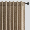 MIULEE Decorative Back Tab Linen Curtains by MIULEE