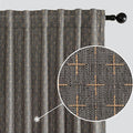 MIULEE Decorative Back Tab Linen Curtains by MIULEE