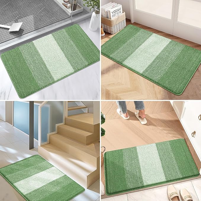 Kitinjoy Indoor Outdoor Door Mat, 32x20 Non-Slip Absorbent Dirt Trapper - Image 6
