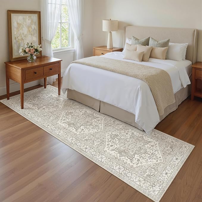 Madane Runner Rug 2x8, Washable Hallway Runner Rugs, Non-Slip Low-Pile Soft - Image 3