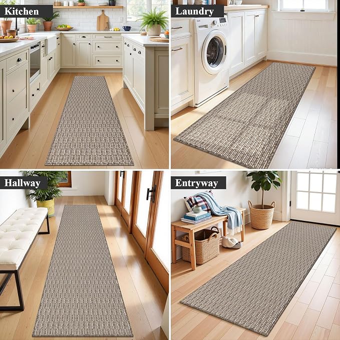 SHACOS Runner Rugs for Hallway 20"x59" Rubber Backed Non Slip Kitchen Runner - Image 7